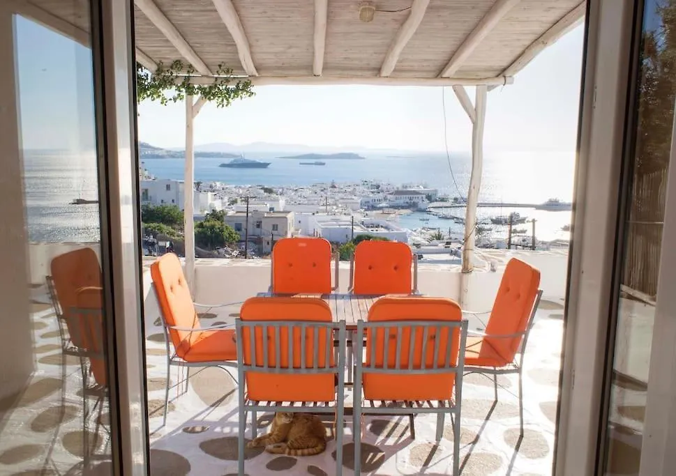 Cozy Retreat With Unbeatable Sunset Views In Mykonos Appartement Mykonos Town