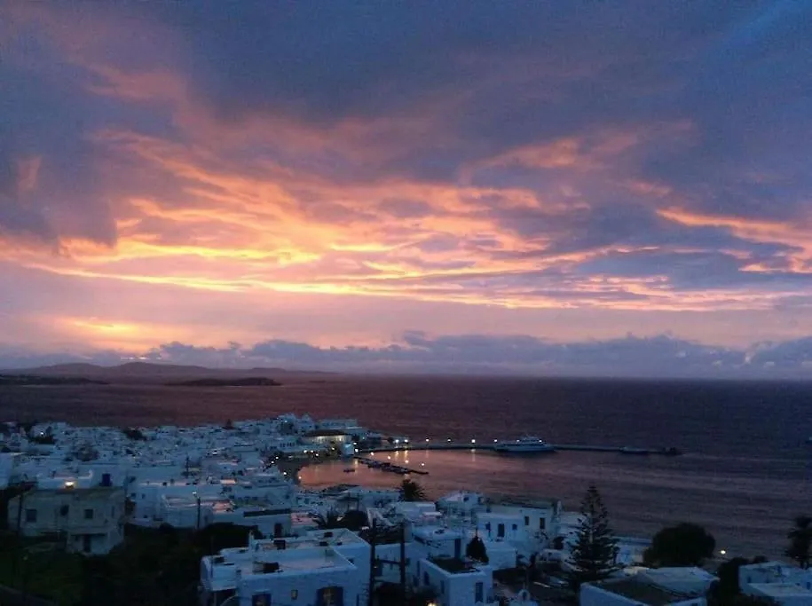 Cozy Retreat With Unbeatable Sunset Views In Mykonos Appartement Mykonos Town Griekenland